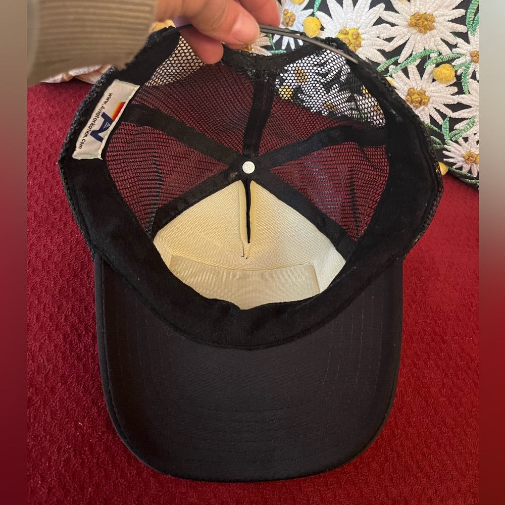 Aviator Nation Snowglobe Black Trucker Hat - Picture 2 of 5